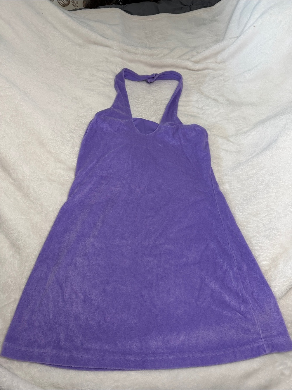 Fabletics Purple Halter Mini Dress
